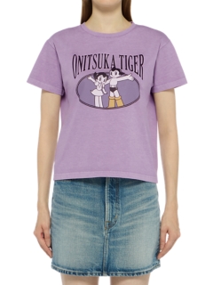 Onitsuka Tiger WS WASHED GRAPHIC TEE PURPLE 2182B558